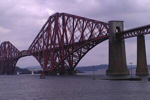 Forth Bridge over Firth of Forth