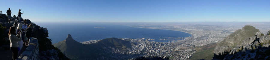 Cape Town sett fra Table Mountain