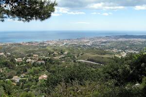 Utsikten mot Fuengirola fra Mijas