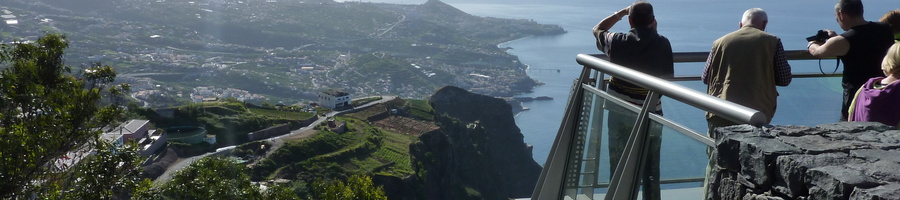 fra utsiktspunktet Cabo Girão, mot Funchal