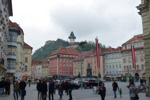 Graz, (klokketårnet i bakgrunnen)