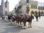 Utenfor Torghallen i Krakow